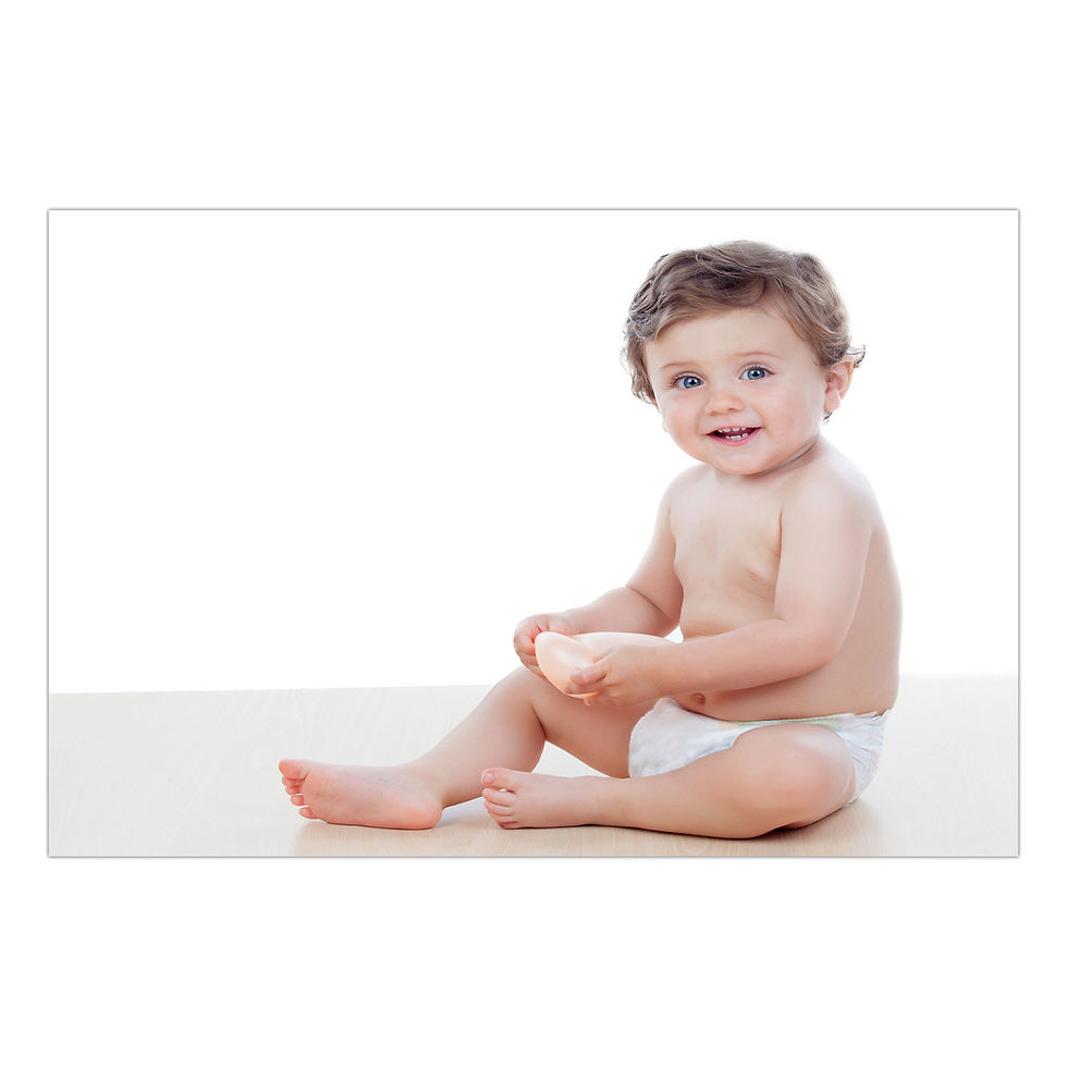 Thumbnail: WENS Set Of 4 HD Digital Printed Cute Baby Poster