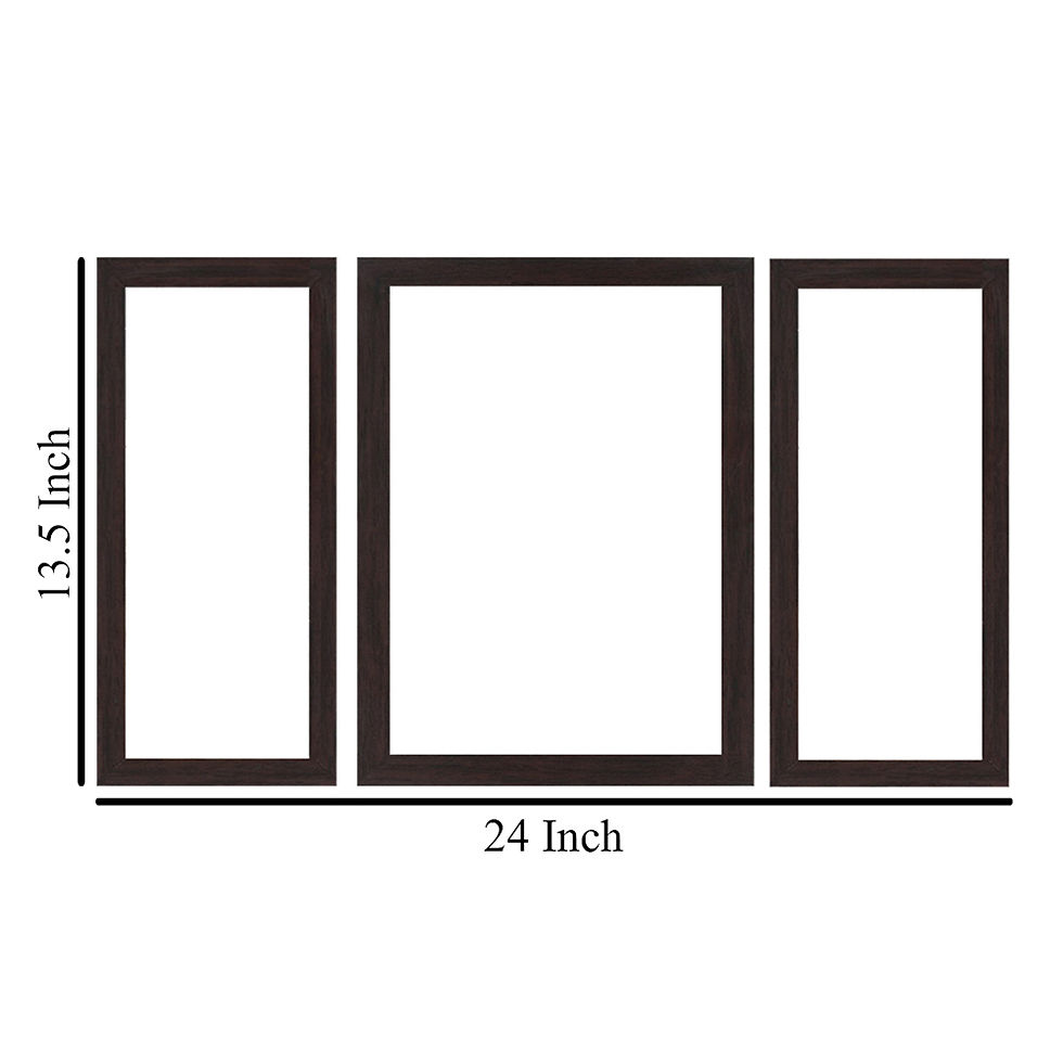 Thumbnail: Wens Beautiful View MDF Wall Painting (13.5 x 24 x 0.75 Inch , Set of 3)