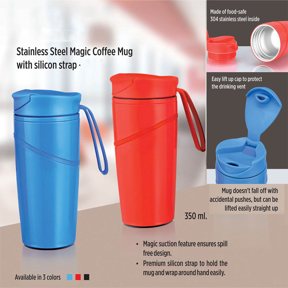 Stainless Steel Insulated Self Stirring Travel Mug