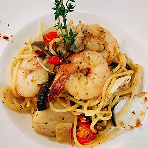 Seafood Aglio Olio