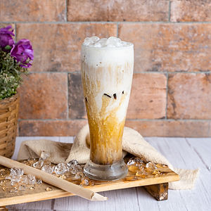 Creamy Iced Boba Milk Tea