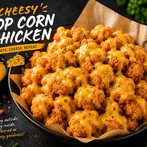 Cheesy Nachos Pop Corn Chickens