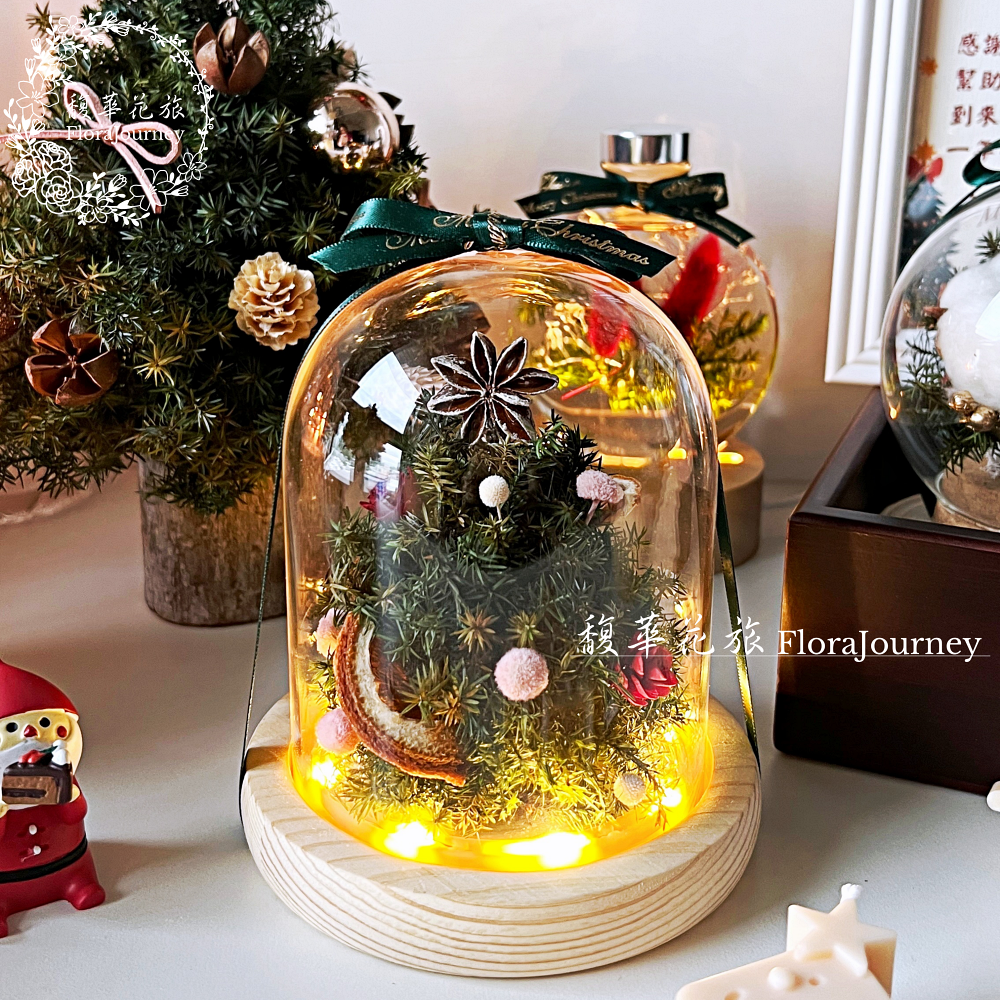 聖誕樹玻璃盅