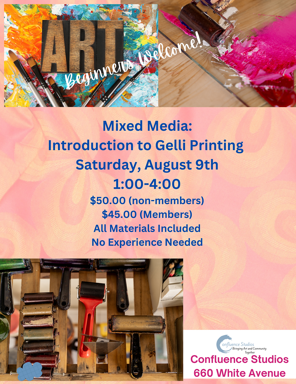 Mixed Media: Introduction to Gelli Printing