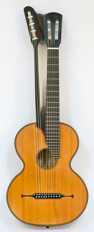 Thumbnail: 1862 Scherzer 10 String Harp Guitar Plans