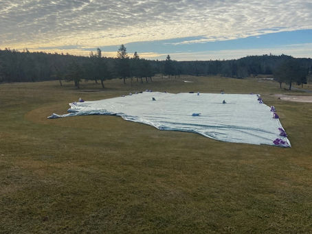 Tough Tarp Weather and Some Welcomed Ice