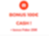 bonus Winamax 100 euros cash
