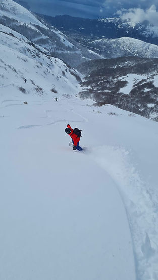 Snowboard en el cerro catedral, en bariloche