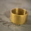Thumbnail: WIDE GOLD CIGAR BAND RING
