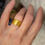 Thumbnail: WIDE GOLD CIGAR BAND RING