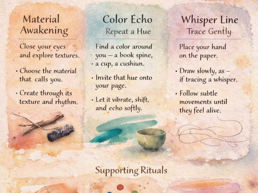 Creative Reconnection: The Gentle Art of Returning to Flow