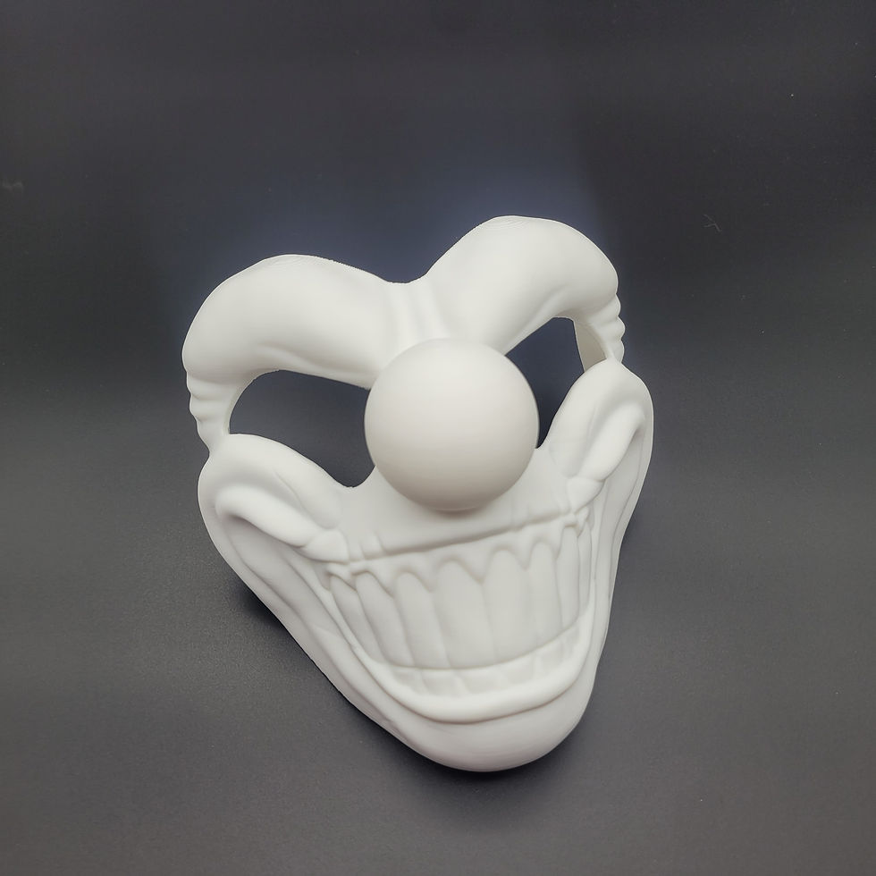 Mask Accessory for Twisted Metal Sweet Tooth Costume 2023 | Scaled to Fit | Phys