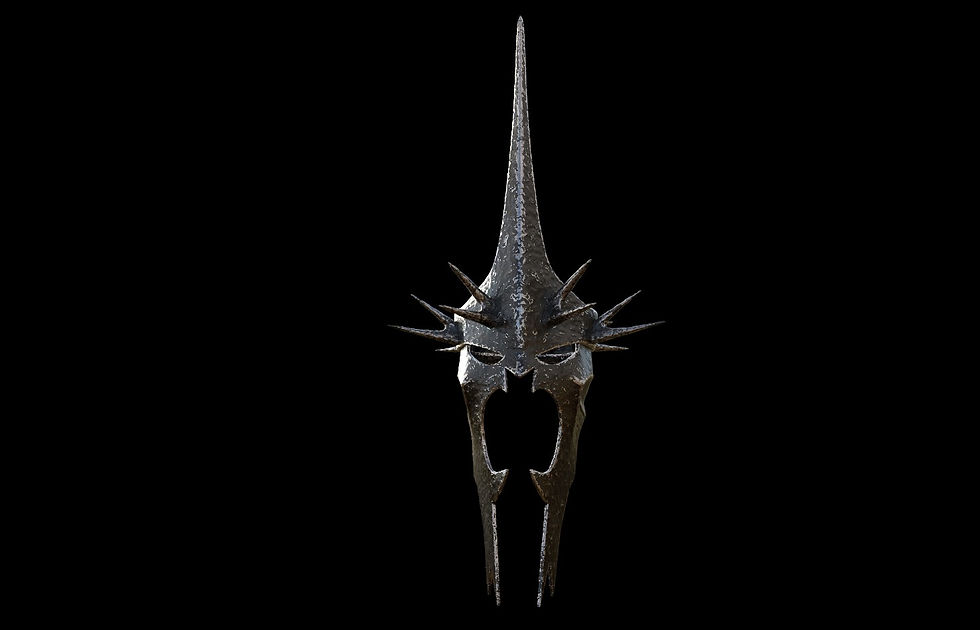 Raw DIY Helmet Accessory for Witch King Costumes | Scale to Fit
