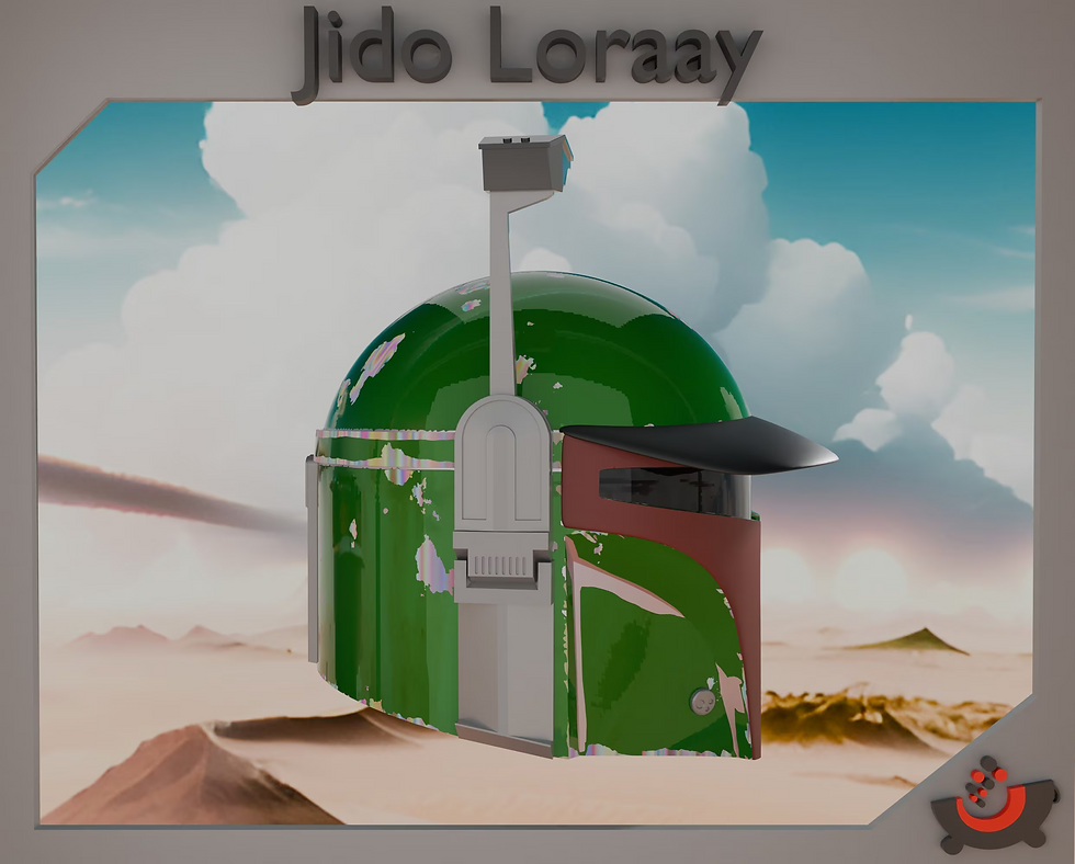 Thumbnail: Bounty Hunter Custom Mando Helmet | Scaled to Fit | Jido Loraay