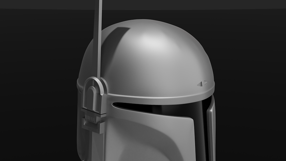 Thumbnail: Boba Fett ROTJ Bounty Hunter Helmet Kit | Moving Rangefinder | Mirrored Visor