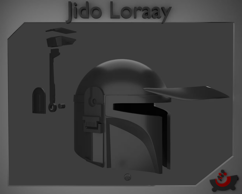 Thumbnail: Bounty Hunter Custom Mando Helmet | Scaled to Fit | Jido Loraay