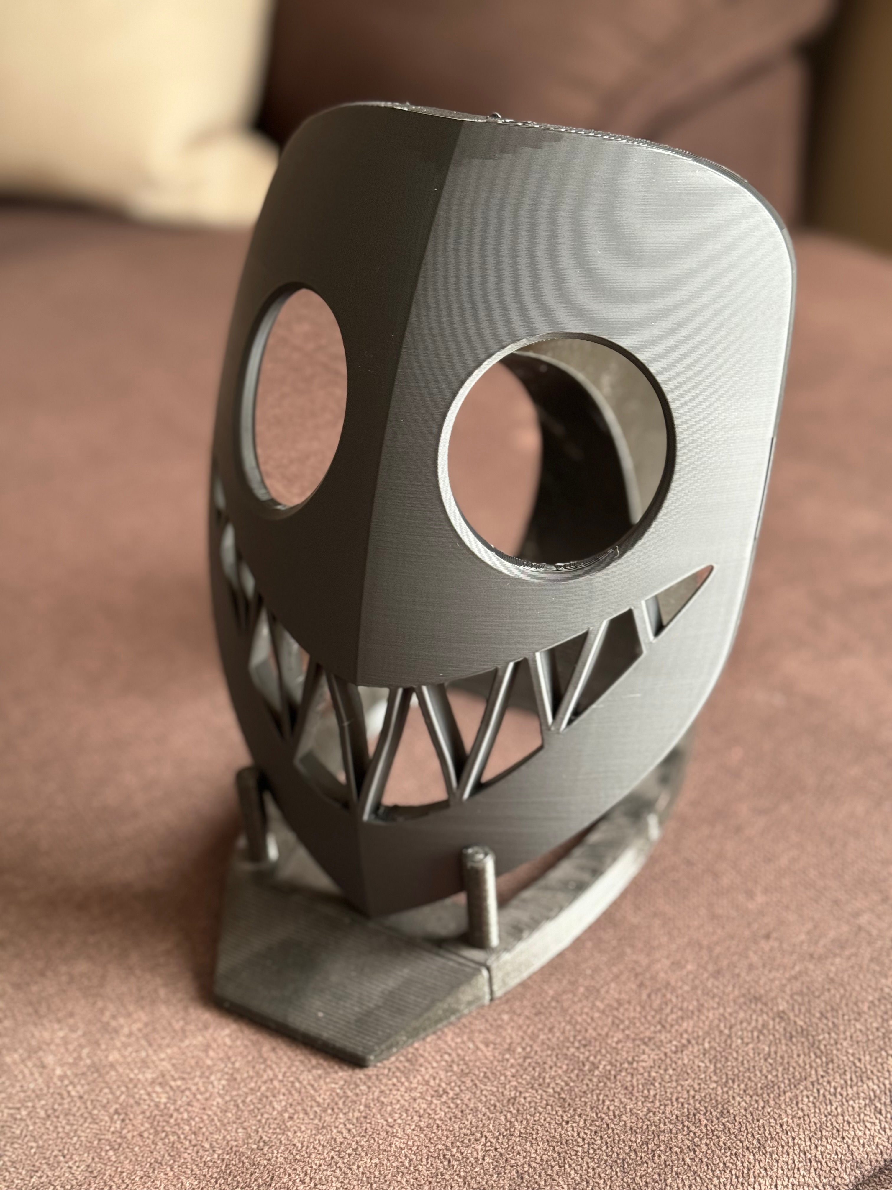 Alastor Expression Mask (Hazbin Hotel Inspired) | Raw DIY Kit | Wearable