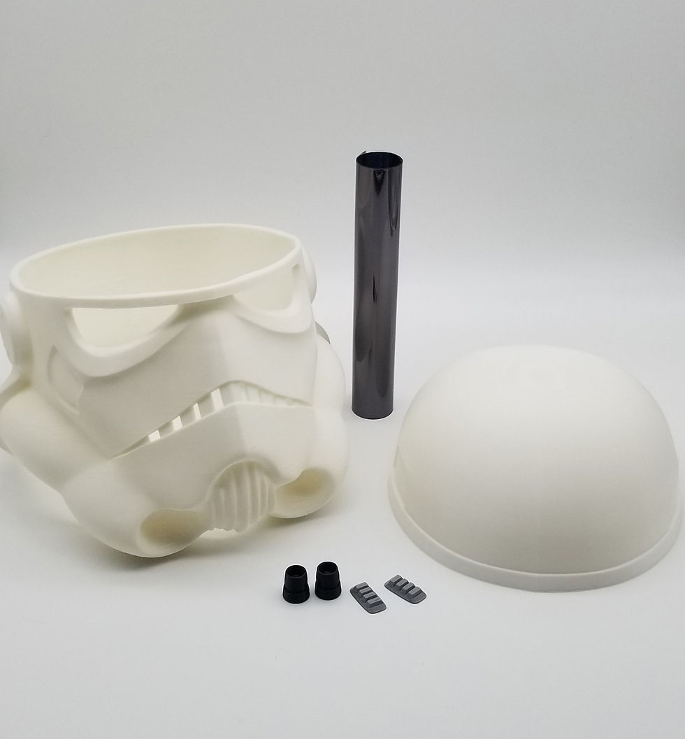Stormtrooper Helmet Raw DIY Kit | Scaled to Fit