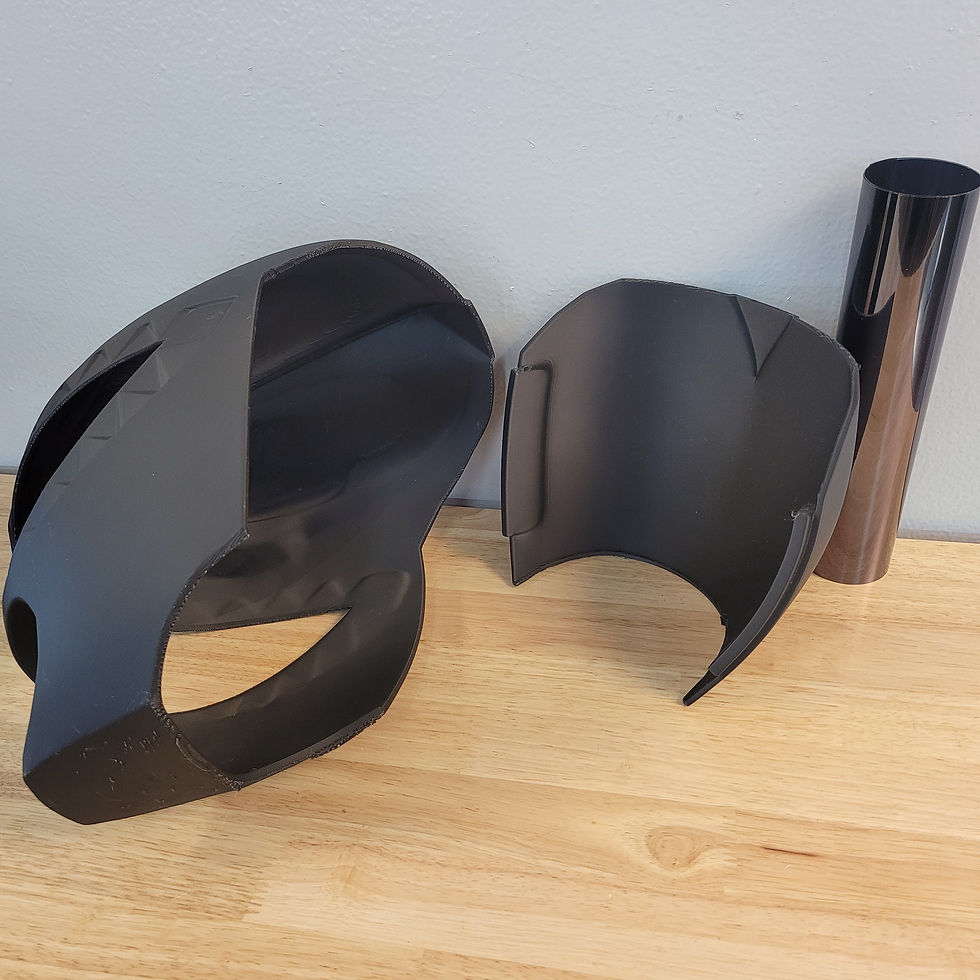 Thumbnail: Raw DIY Helmet Accessory for Power Ranger Costumes | Scaled to Fit
