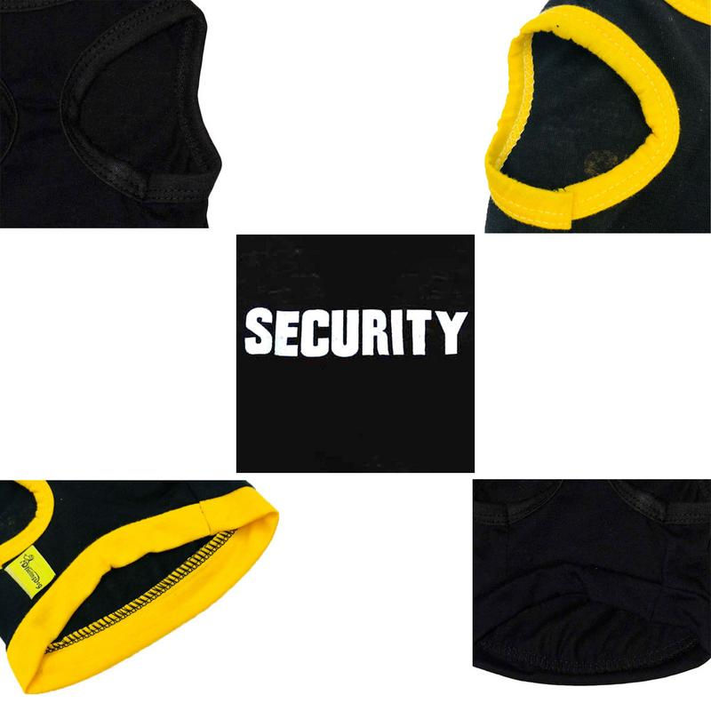 Thumbnail: Dog T-shirt Dog Shirt for Small Dogs Boy Summer Clothes Cotton Security Dog Shir