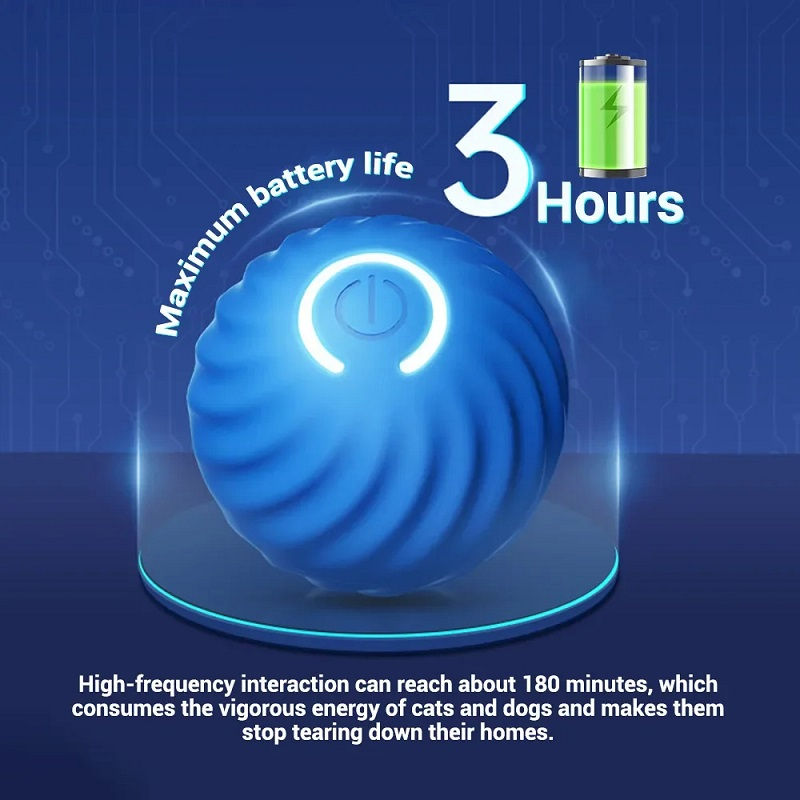 Thumbnail: Dog Toy Ball Automatic Moving Bouncing Rolling Ball USB Smart puppy Interactive 