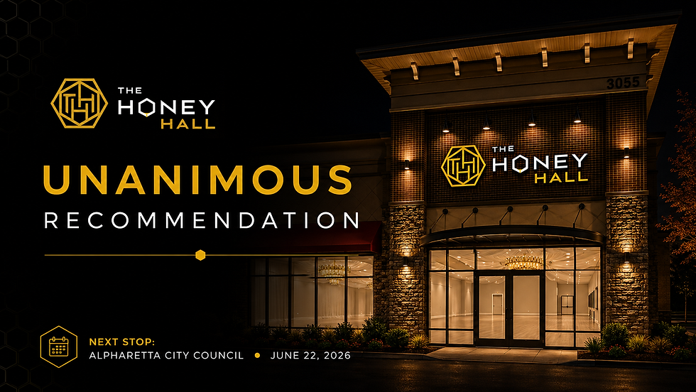 The Honey Hall Receives Unanimous Planning Commission Recommendation