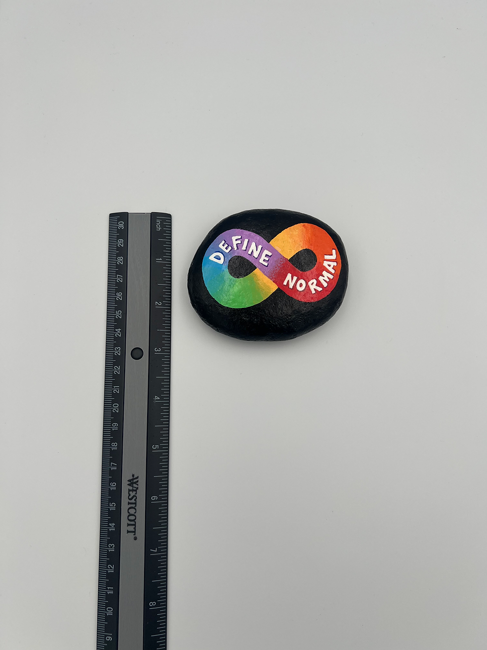 Thumbnail: Rainbow Infinity Autism Awareness Stone | Define Normal