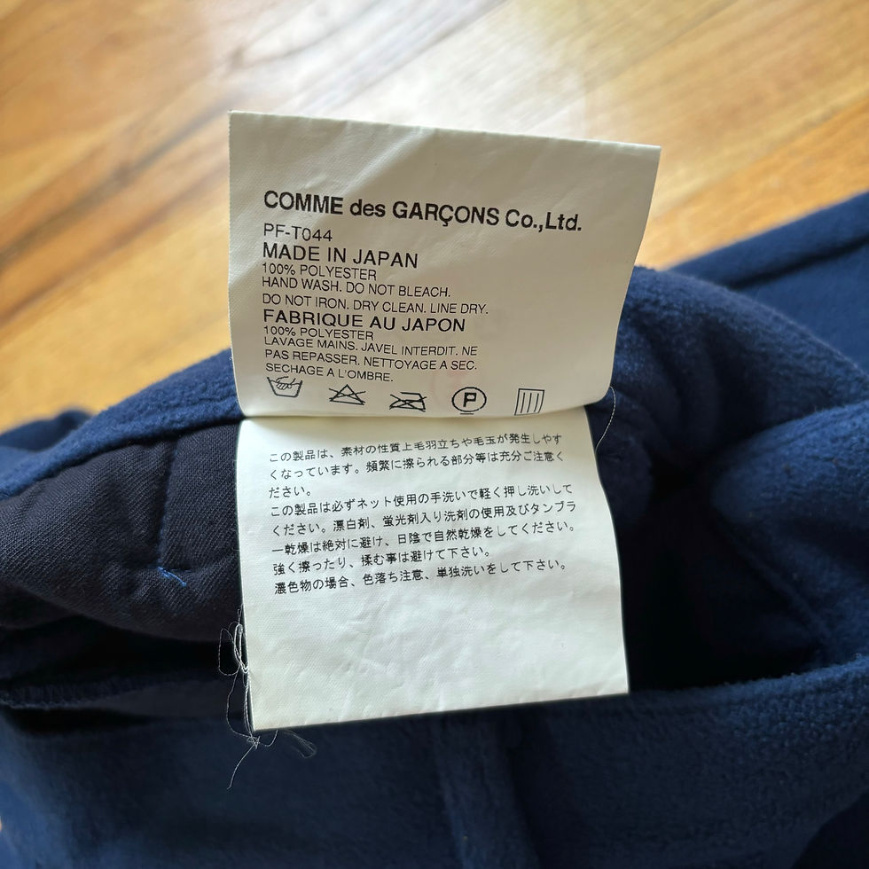 Thumbnail: Comme Des Garçons Homme Plus SS2010 Fleece Buckle Shorts
