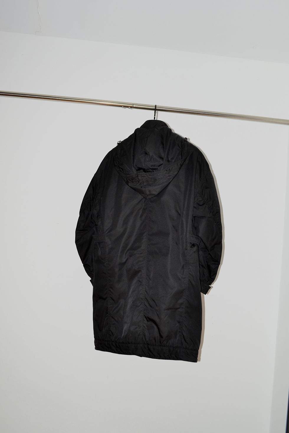 Thumbnail: Prada Early 2000s Nylon Bomber Parka Coat