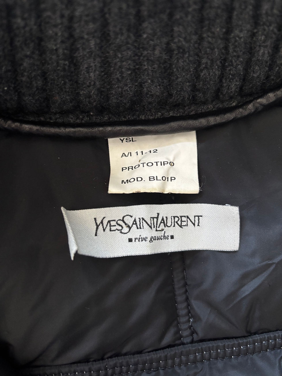 Thumbnail: Yves Saint Laurent FW2011 Prototype Blouson Leather Jacket