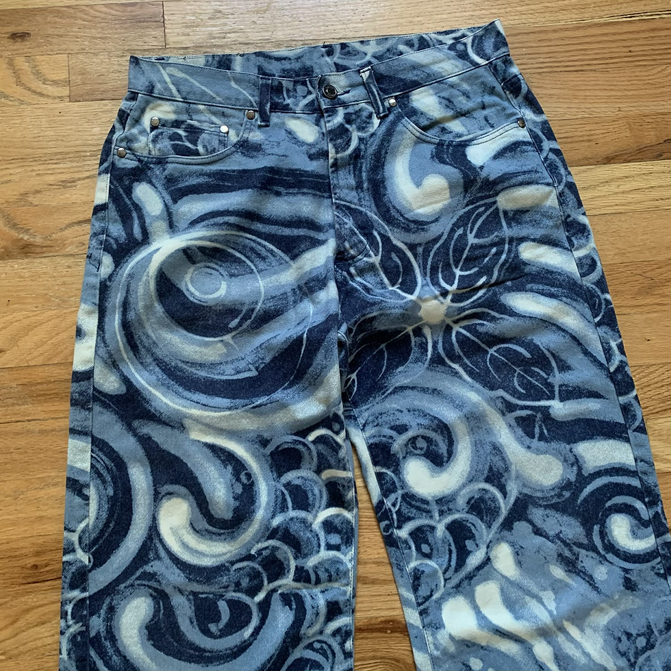 Thumbnail: Gucci by Tom Ford SS2001 Seaworld Wide Leg Jeans