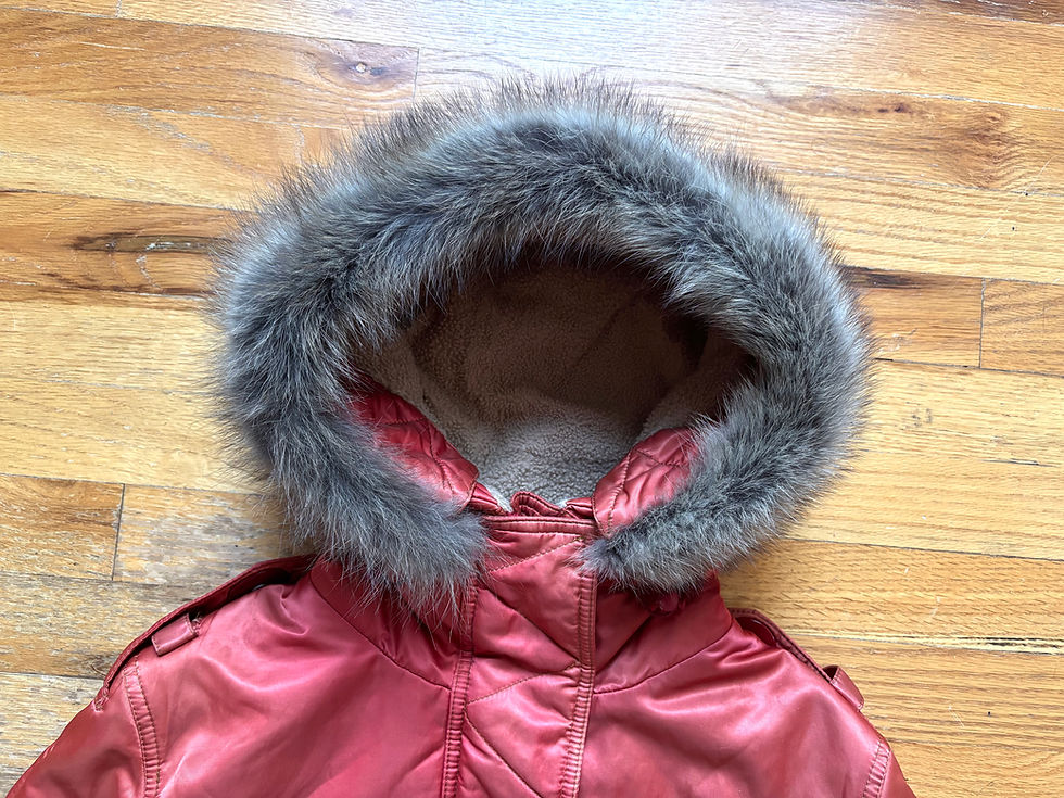 Thumbnail: Christian Dior FW2007 by John Galliano Shearling-Lined Cropped Ski Parka