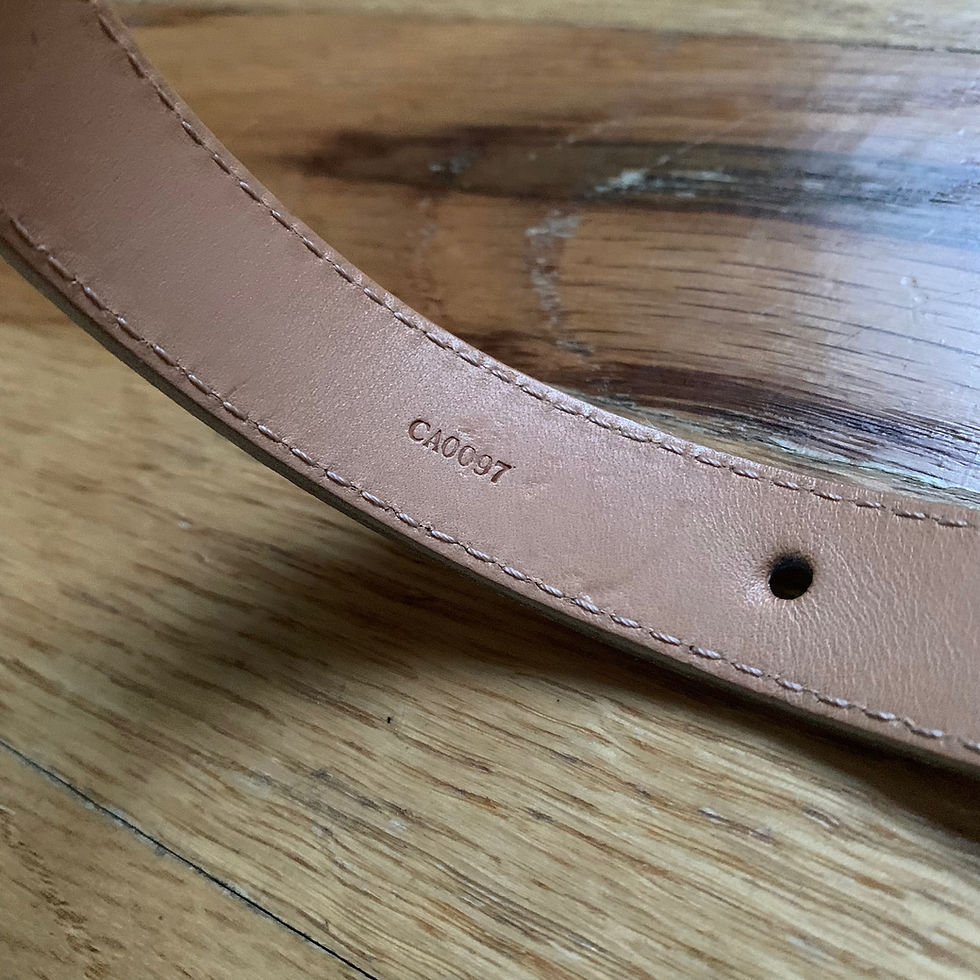 Thumbnail: Louis Vuitton by Marc Jacobs Mid-2000s Script Logo Belt
