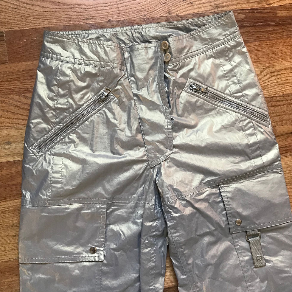 Thumbnail: Prada Sport 3/4 Metallic Astro Pants