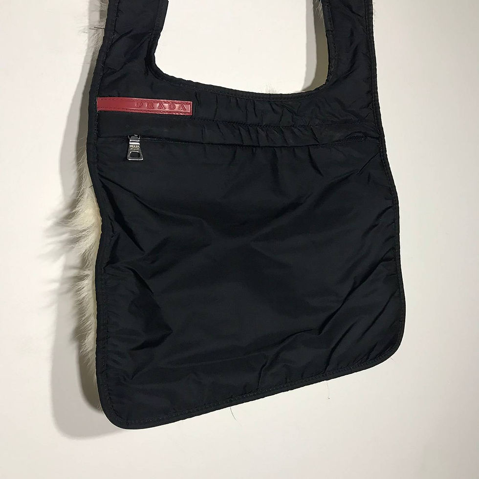 Thumbnail: Prada Goat Fur Messenger Bag