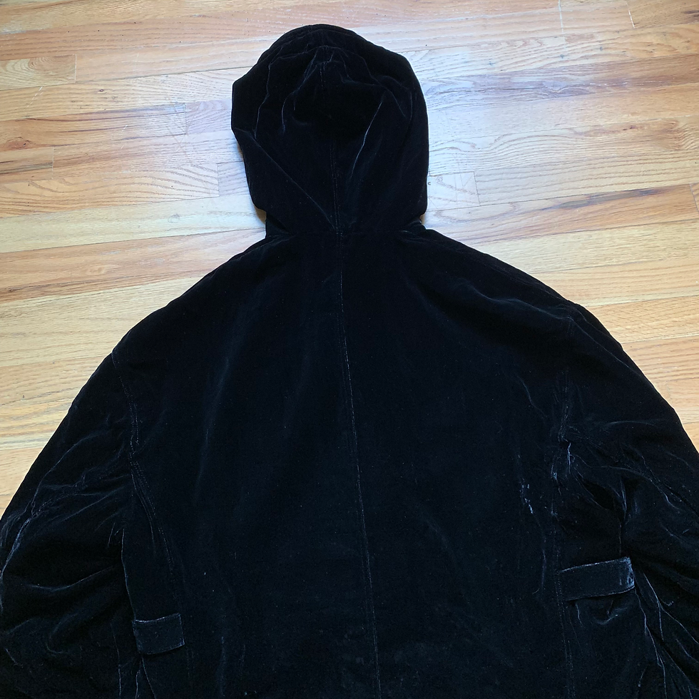 Thumbnail: Prada Early 2000s Velvet Parka