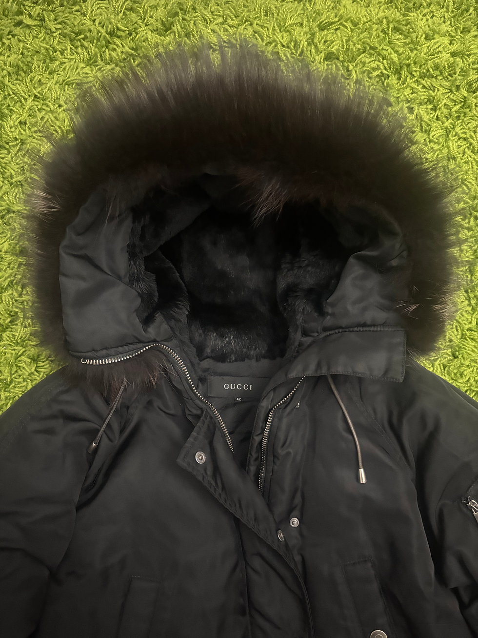Thumbnail: Gucci by Tom Ford FW1998 Coyote Fur-Trimmed N3B Parka