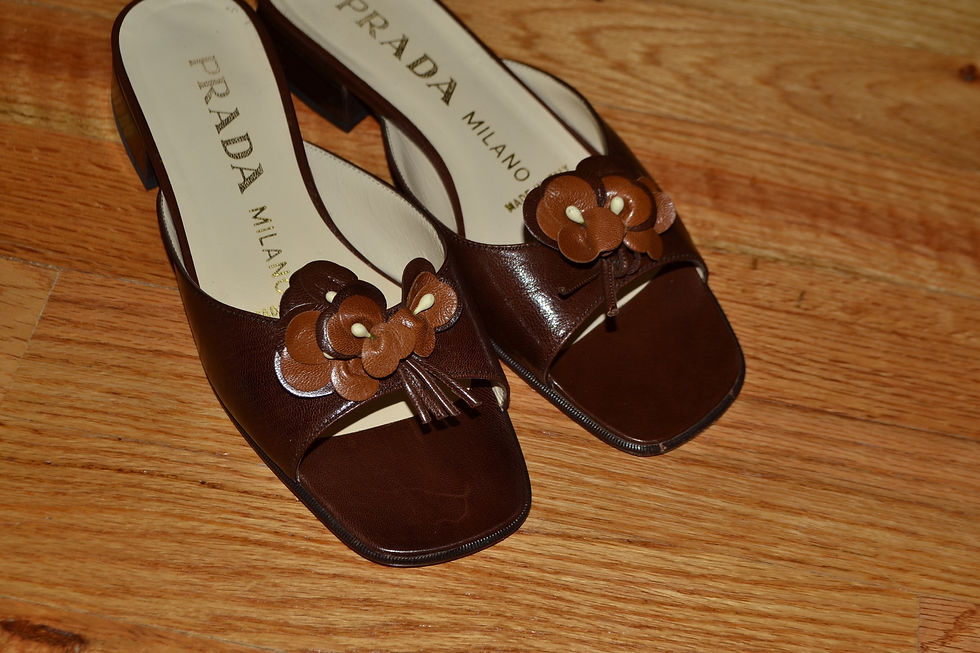 Thumbnail: Prada Mid-1990s Floral Sandals