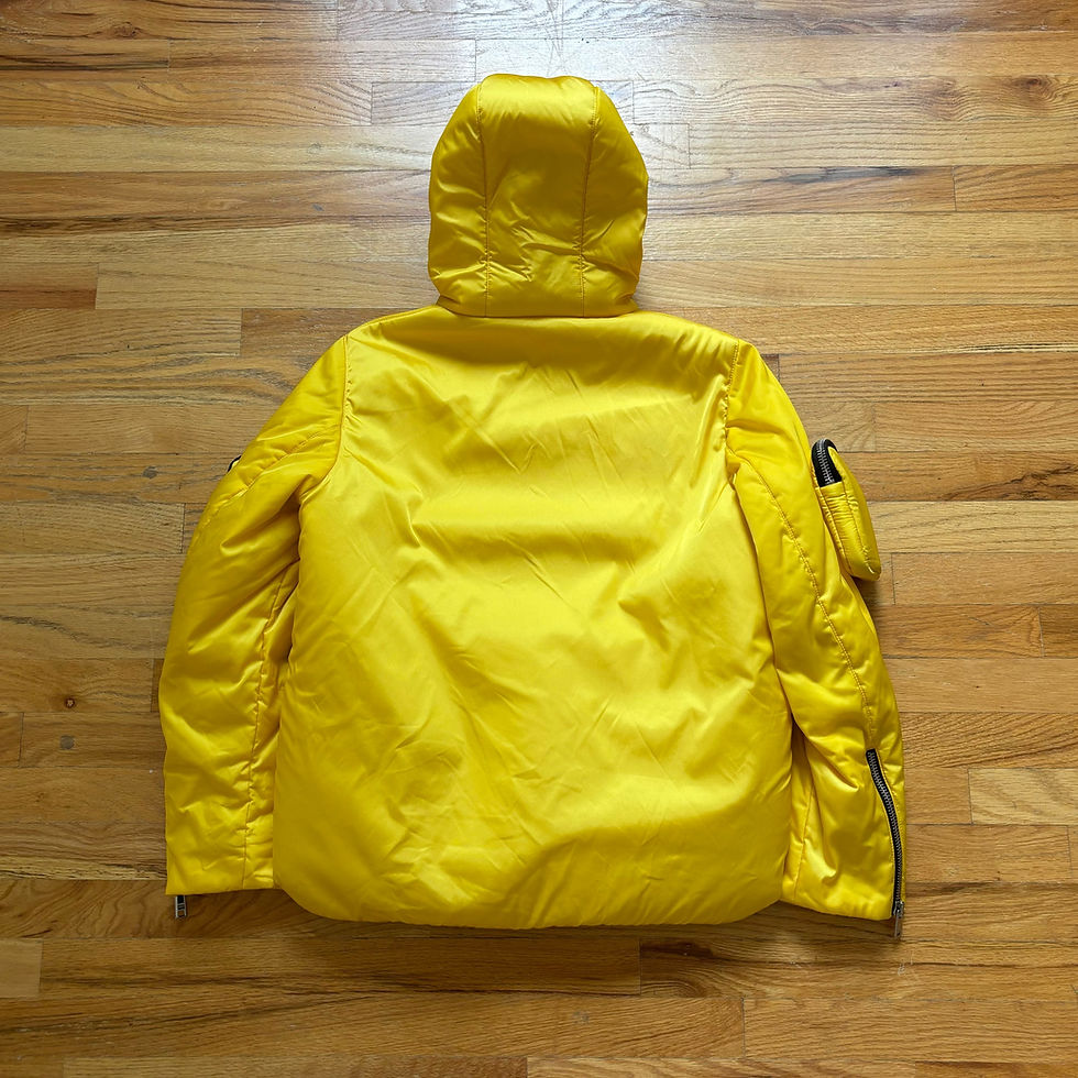 Thumbnail: Prada FW2019 Yellow Cargo Puffer Jacket