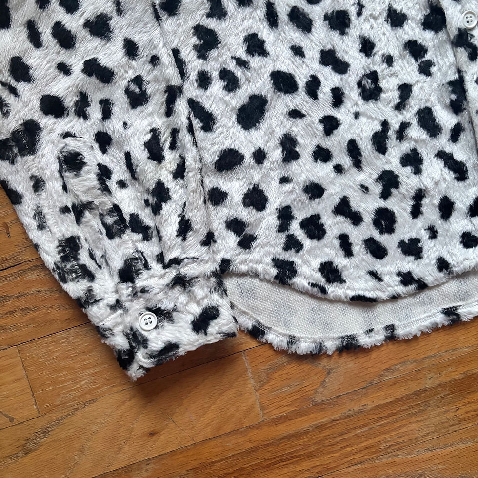 Thumbnail: Comme Des Garçons Homme Plus FW2015 Faux Fur Dalmatian Print Button-Up Shirt