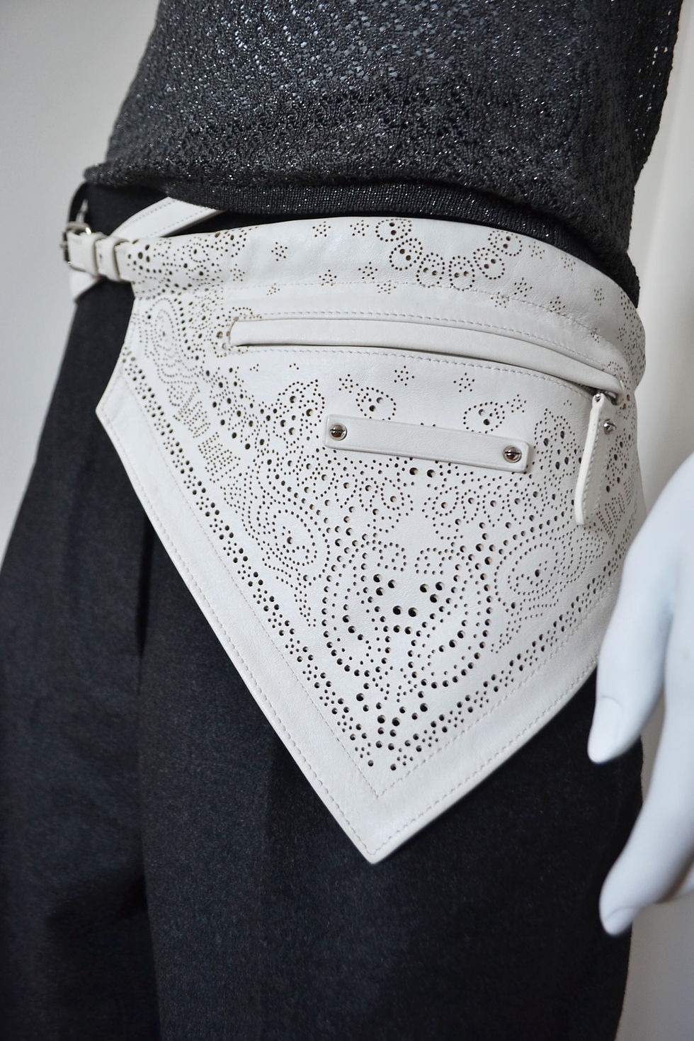 Thumbnail: Jean Paul Gaultier SS2015 Double Wrap Bandana Belt