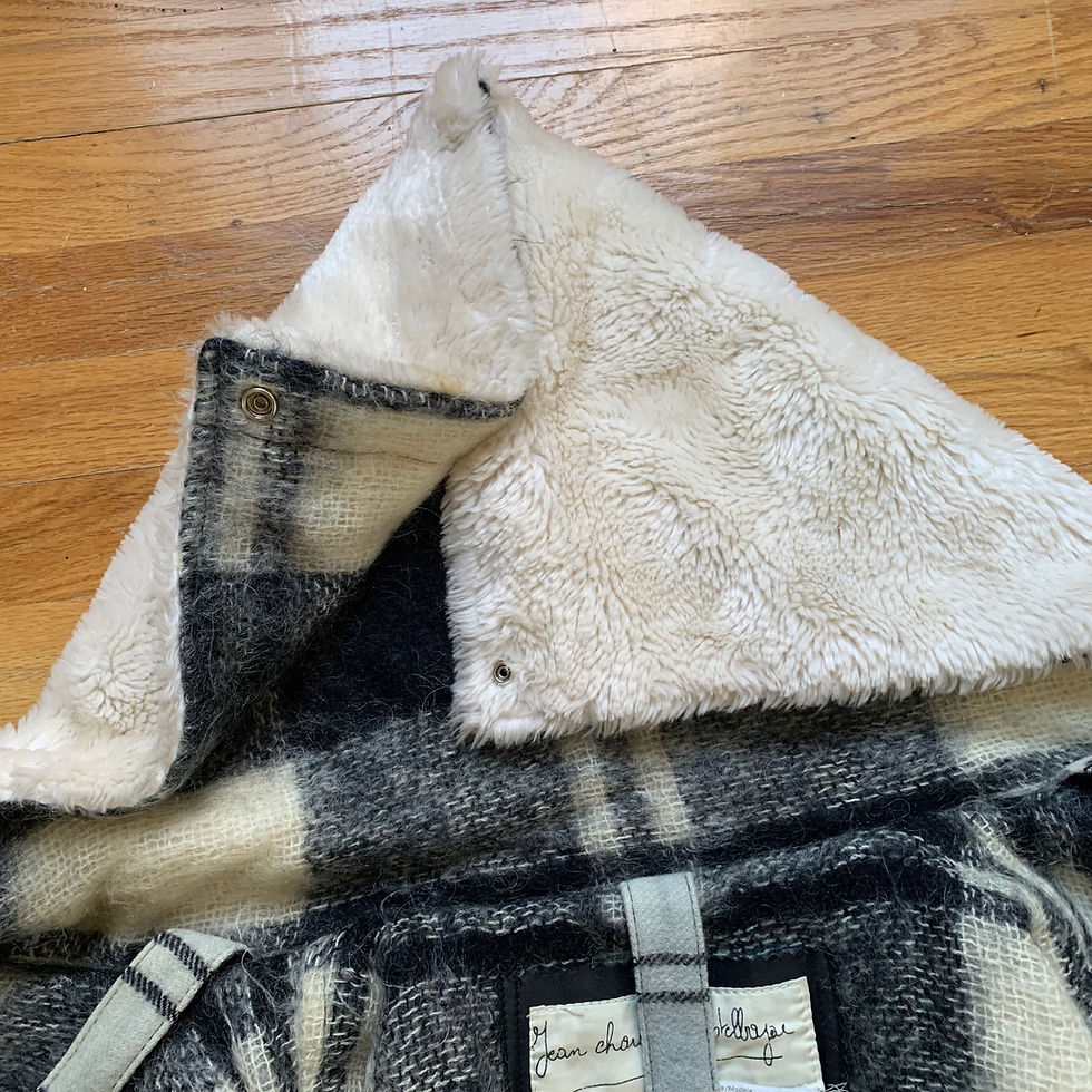 Thumbnail: Jean-Charles de Castelbajac 1980s Reversible Blanket Coat