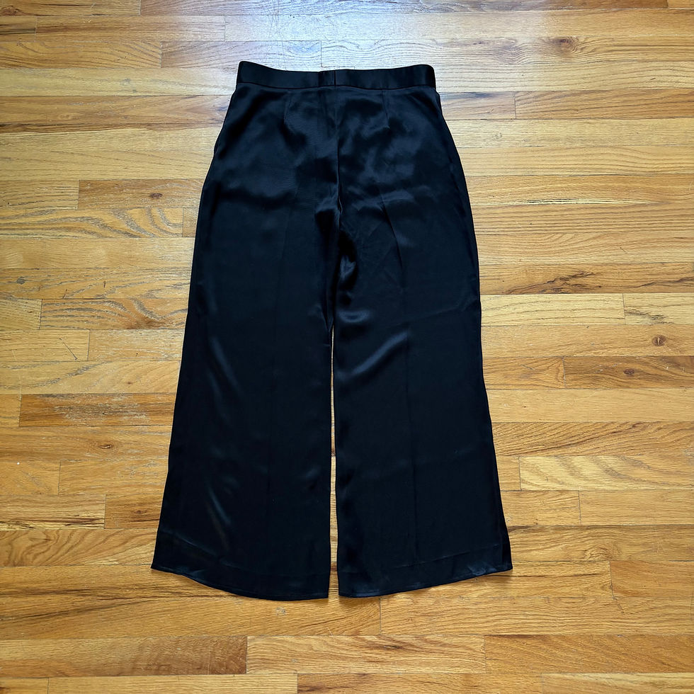 Thumbnail: Fendi by Karl Lagerfeld c. 2003 Silk Straight-Leg Culotte Pants