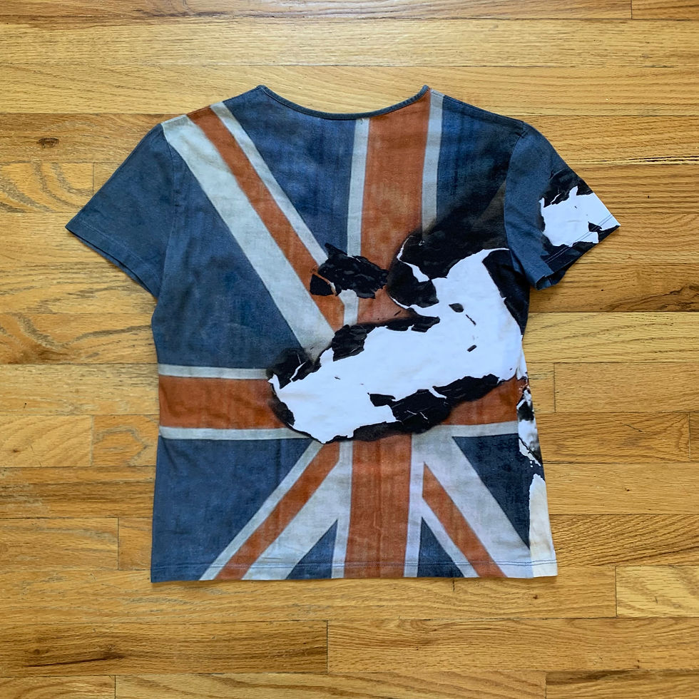 Thumbnail: Alexander McQueen FW2008 Queen Elizabeth Union Jack T-Shirt