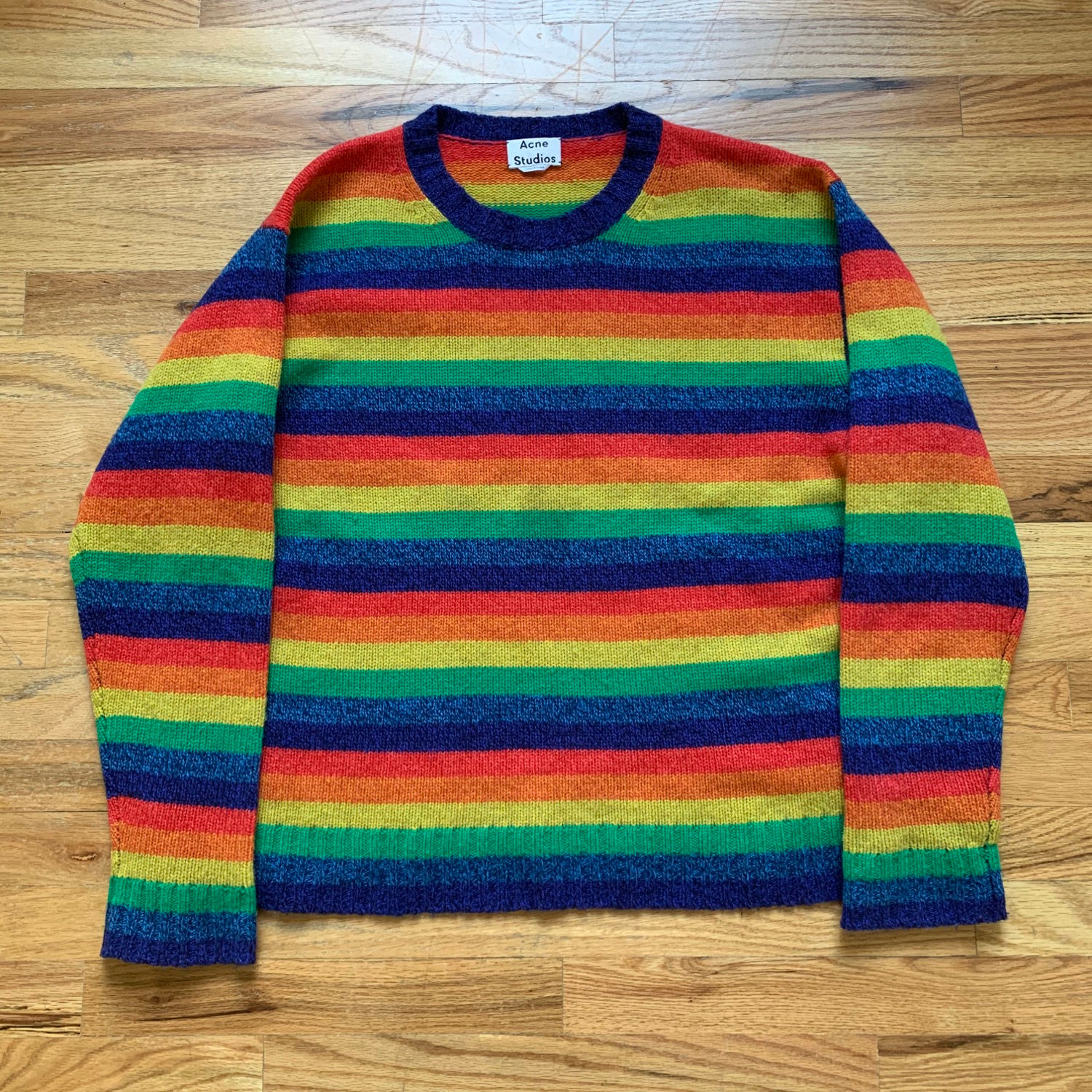 Acne Studios FW2018 Rainbow Sweater