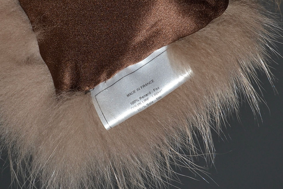 Thumbnail: Christian Dior by John Galliano c. 2007 Leather-Bow Trimmed Fox Fur Collar