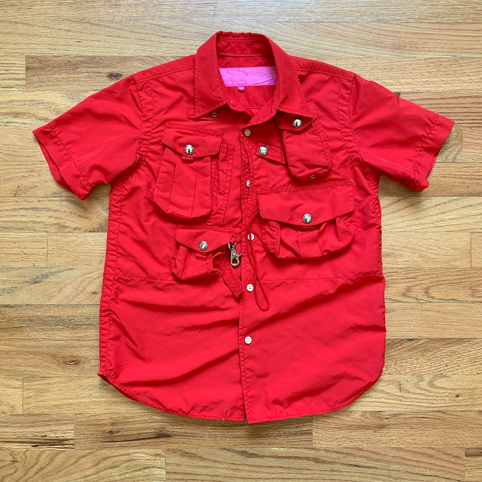 Junya Watanabe CDG SS2005 Cargo Pocket Button Up Shirt