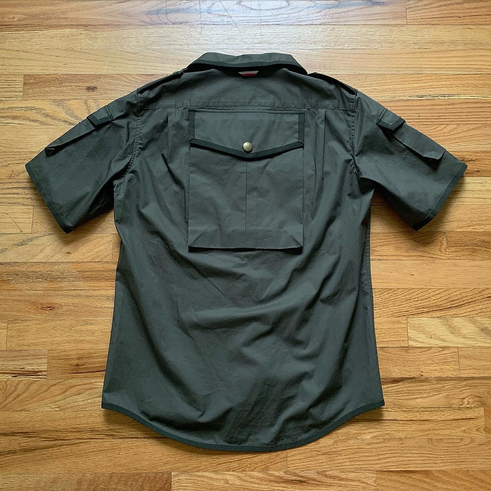 Thumbnail: Moncler Gamme Bleu SS2017 Military Cargo Shirt