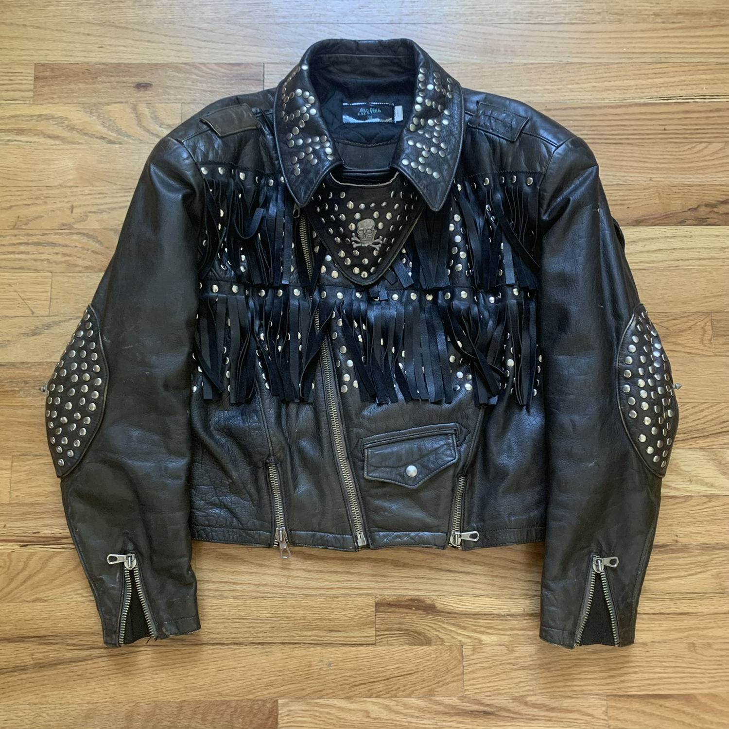 Jean Paul Gaultier FW1987 Love/Hate Leather Jacket
