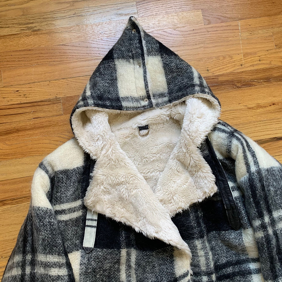Thumbnail: Jean-Charles de Castelbajac 1980s Reversible Blanket Coat